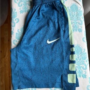 Nike Blue Dri-Fit mesh shorts with Elastic Waistband.